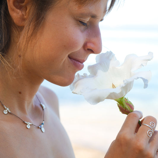 Kette 'Sirina' mit Aventurin und Sonne