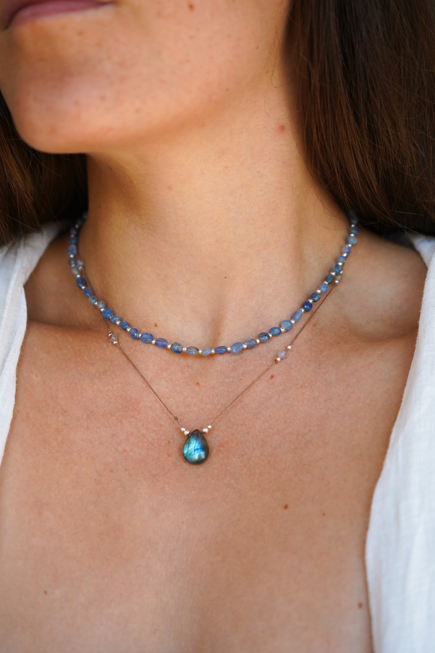 Kette 'Noelia' mit blauem Achat