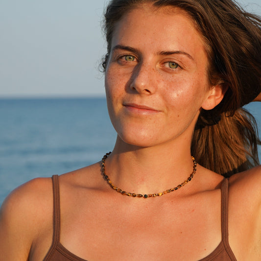 Kette 'Telia' mit Tigerauge