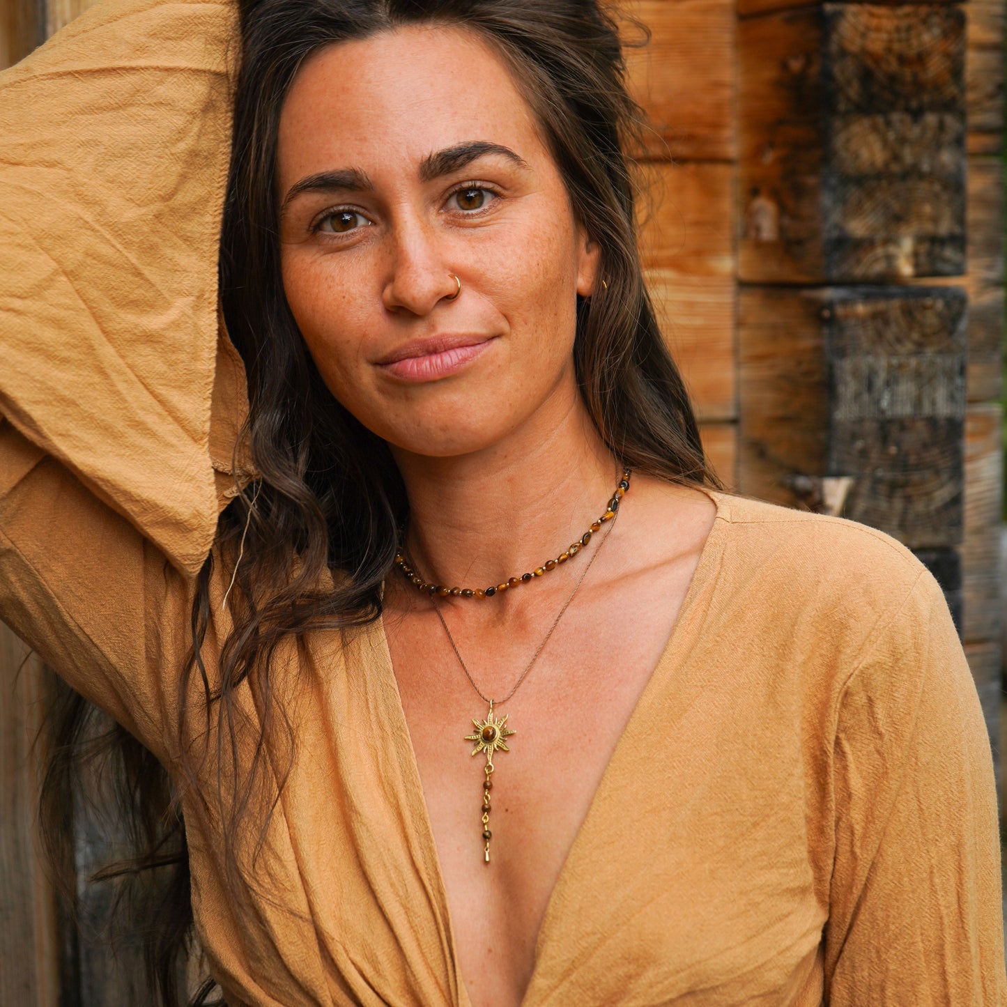 Kette "Tiraya & Telia" Tigerauge Set