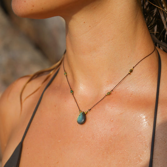 Kette "Medina" mit Labradorit