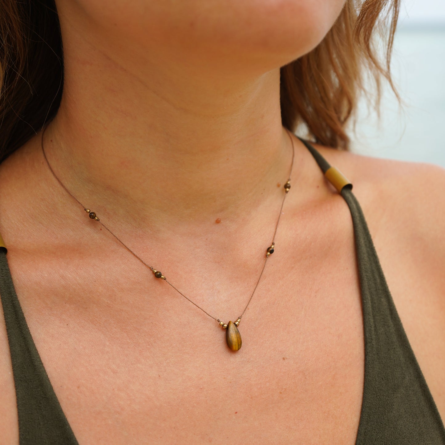 Kette 'Liora' mit Tigerauge