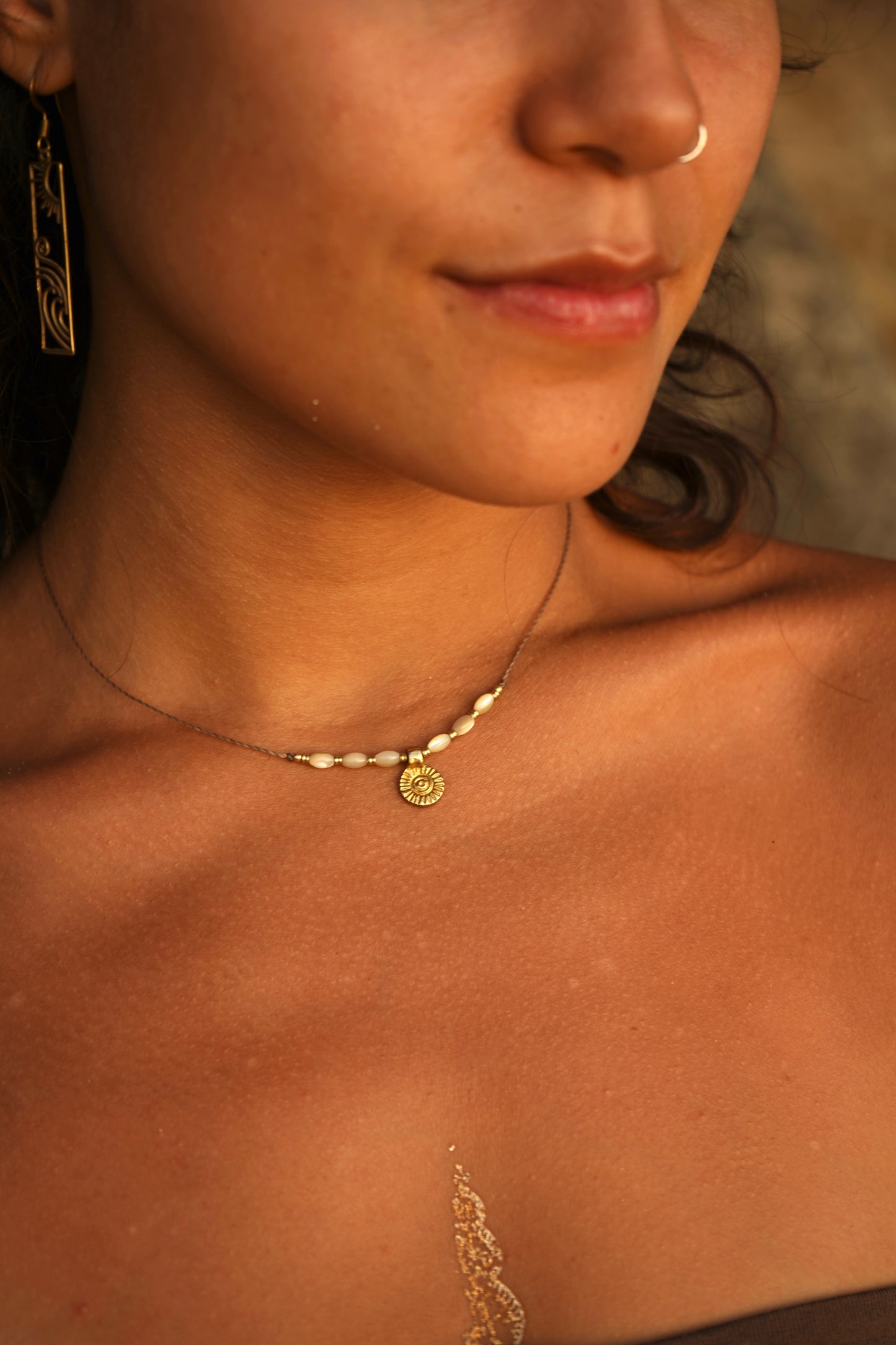 Kette "Siara" mit Perlmutt
