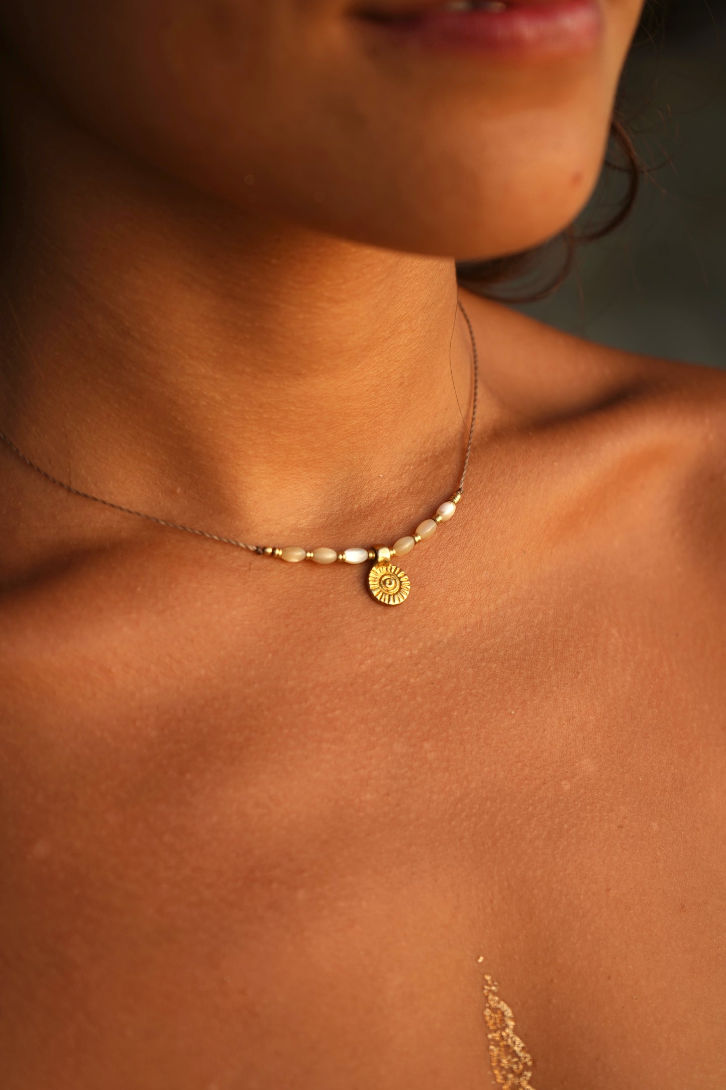 Kette "Siara" mit Perlmutt