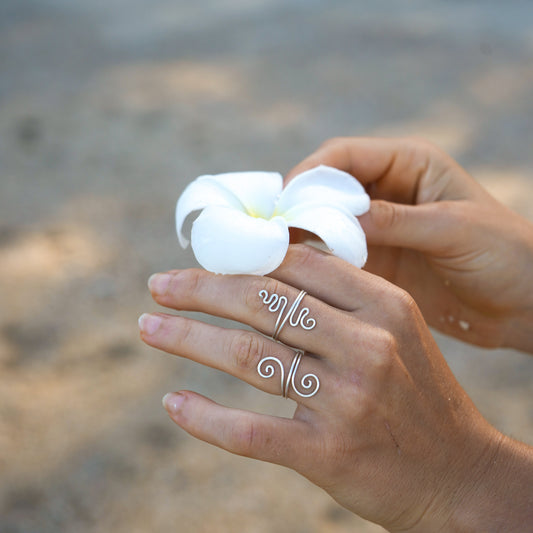 Ring "Amazonas" 925 Silber mit Spirale