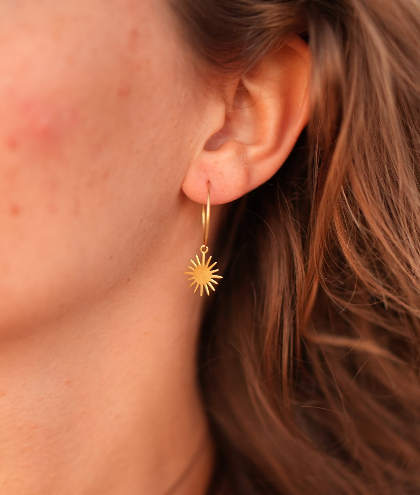 Ohrringe "Amaya" mit Sonne