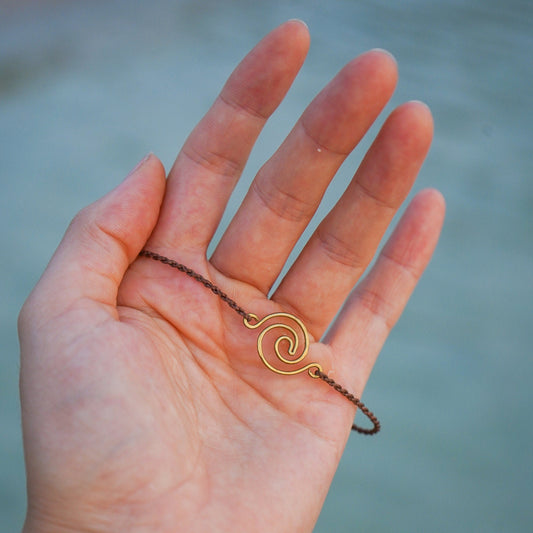 Armband “Oselia" mit Welle handgemacht