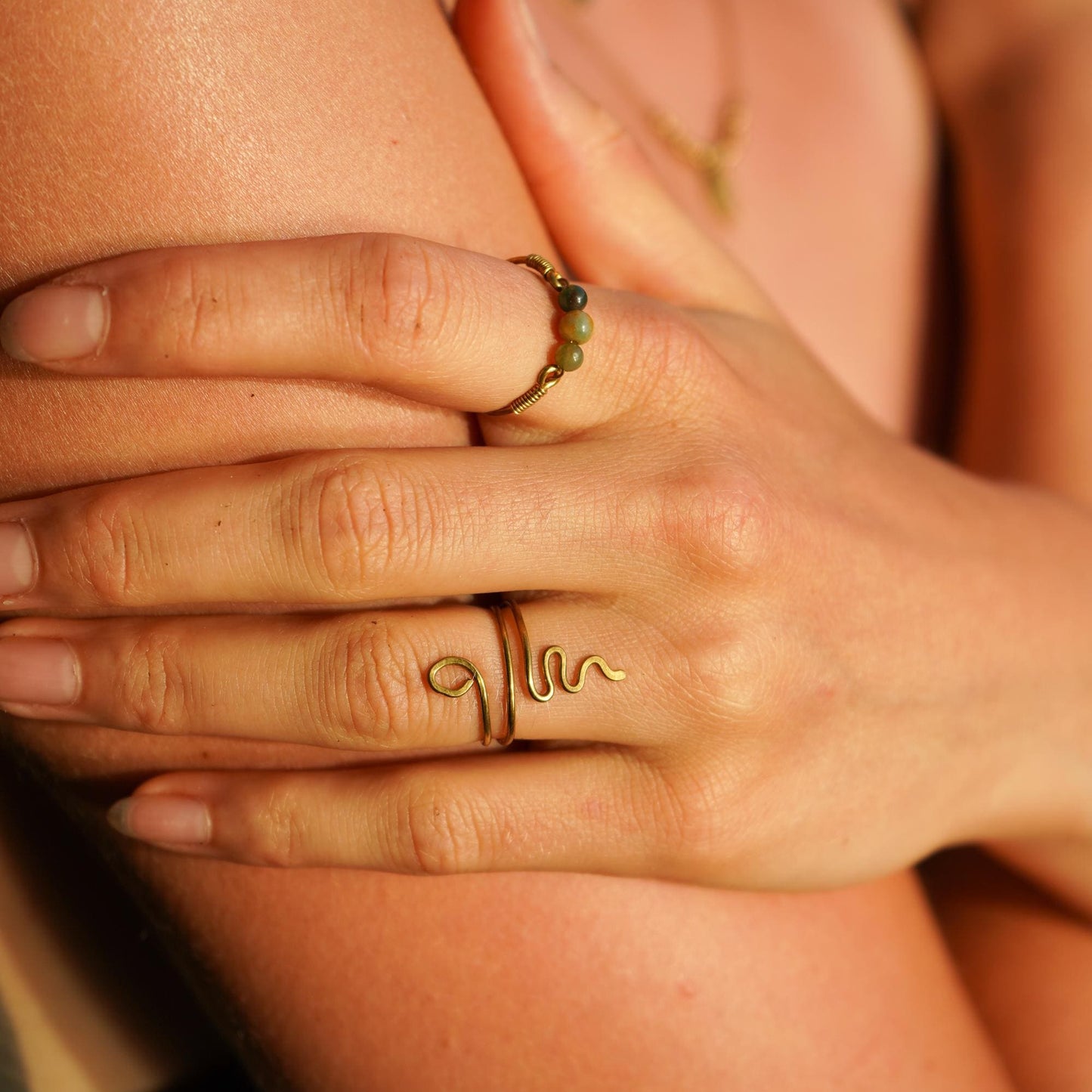 Ring "Snavia" filigrane Schlange