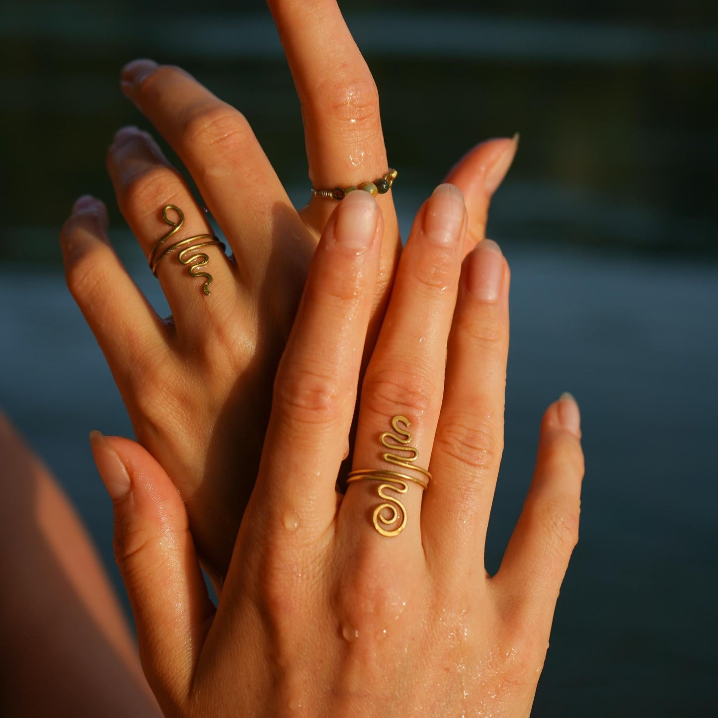 Ring "Amazonas" filigran mit Spirale