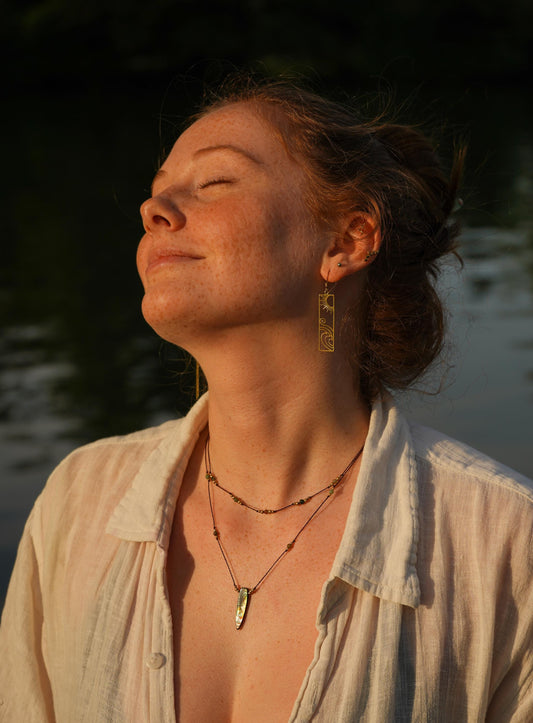 Kette "Varena" mit Perlmutt