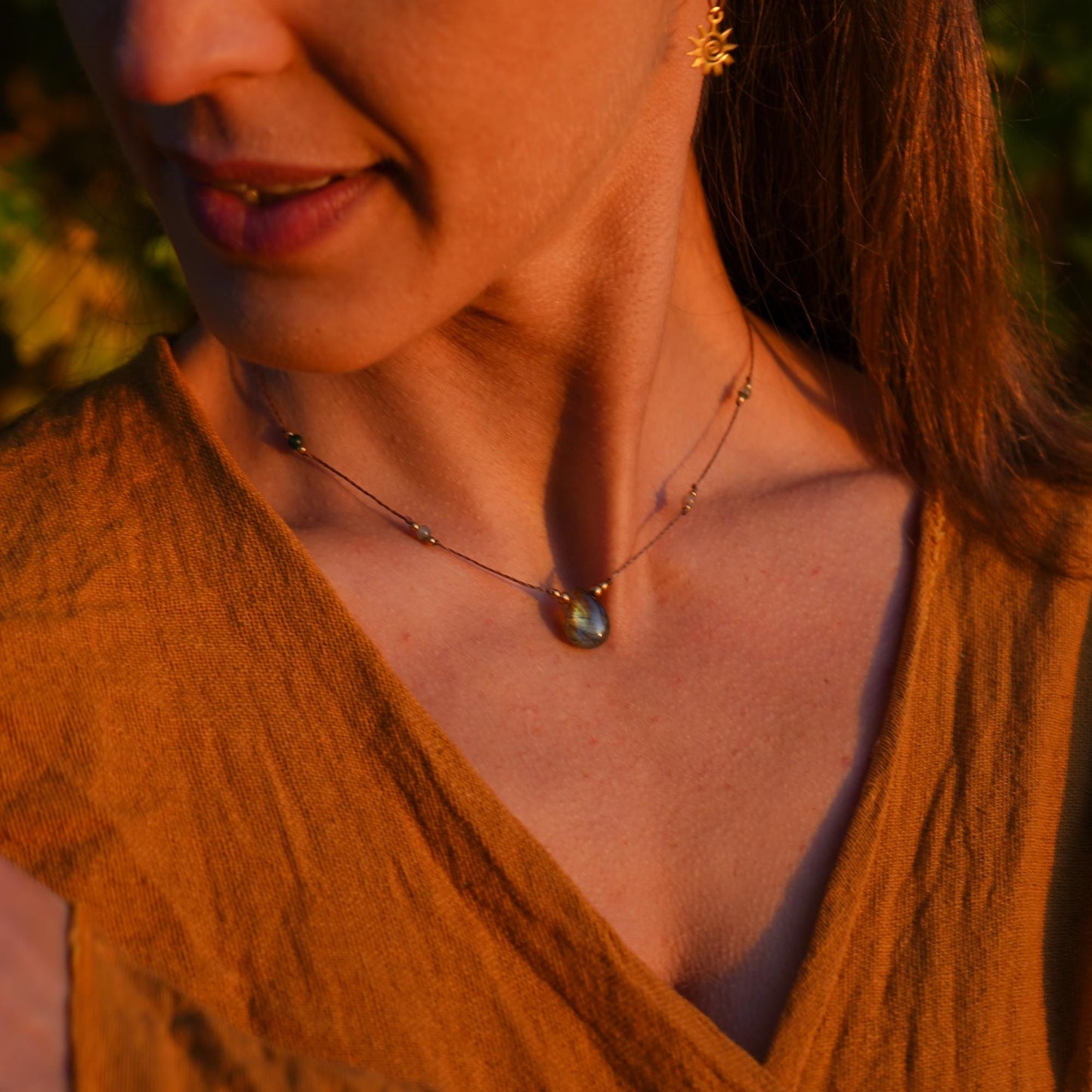 Kette "Medina" mit Labradorit