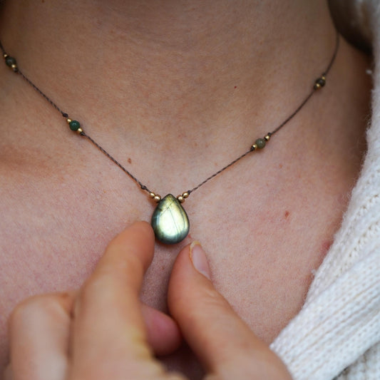 Kette "Medina" mit Labradorit