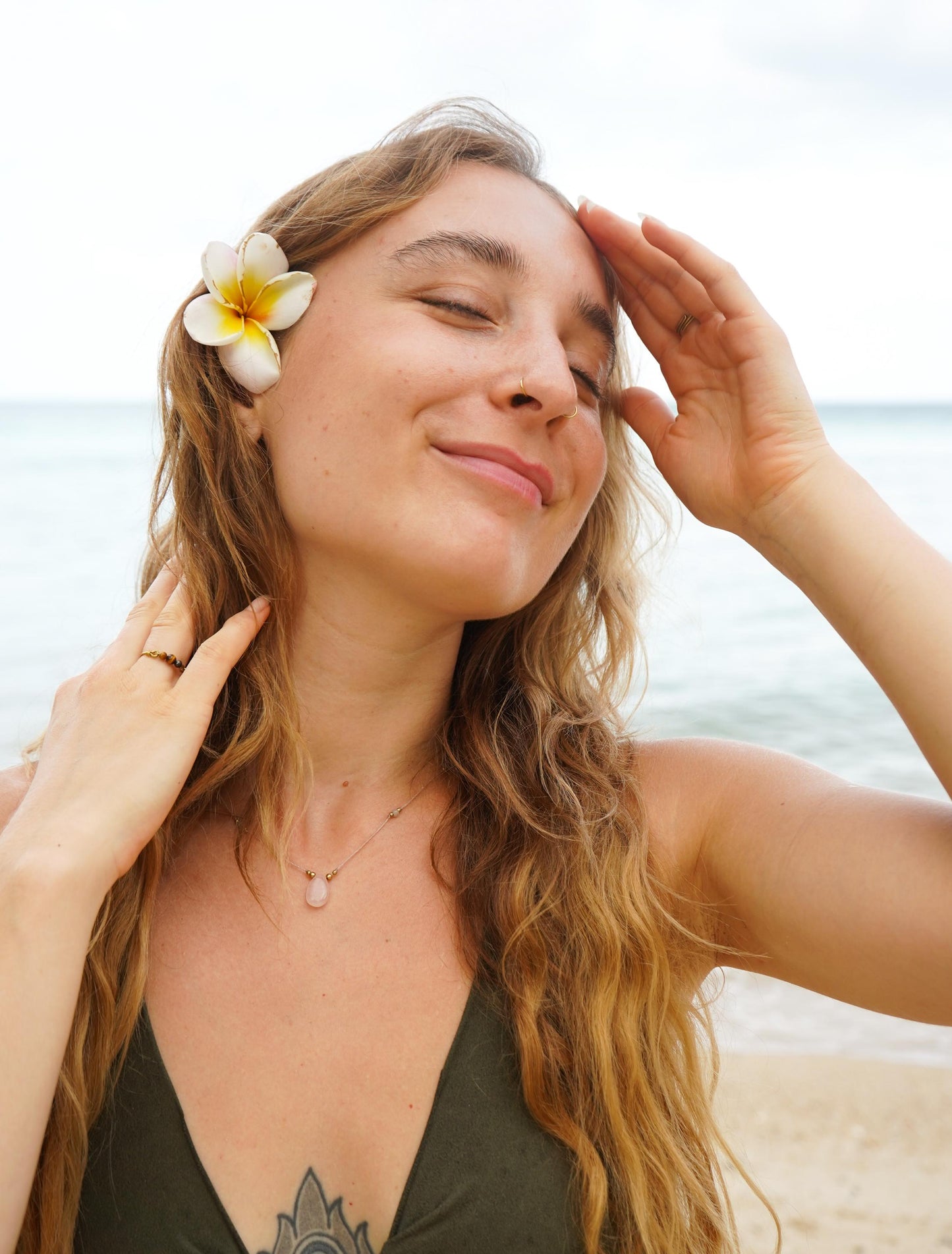 Kette "Rosea" mit Rosenquarz