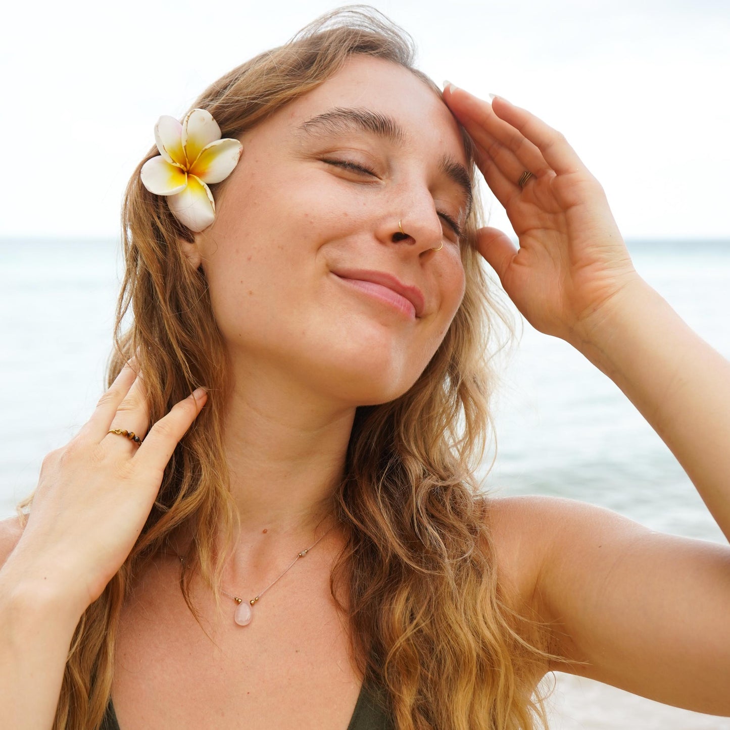 Kette "Rosea" mit Rosenquarz