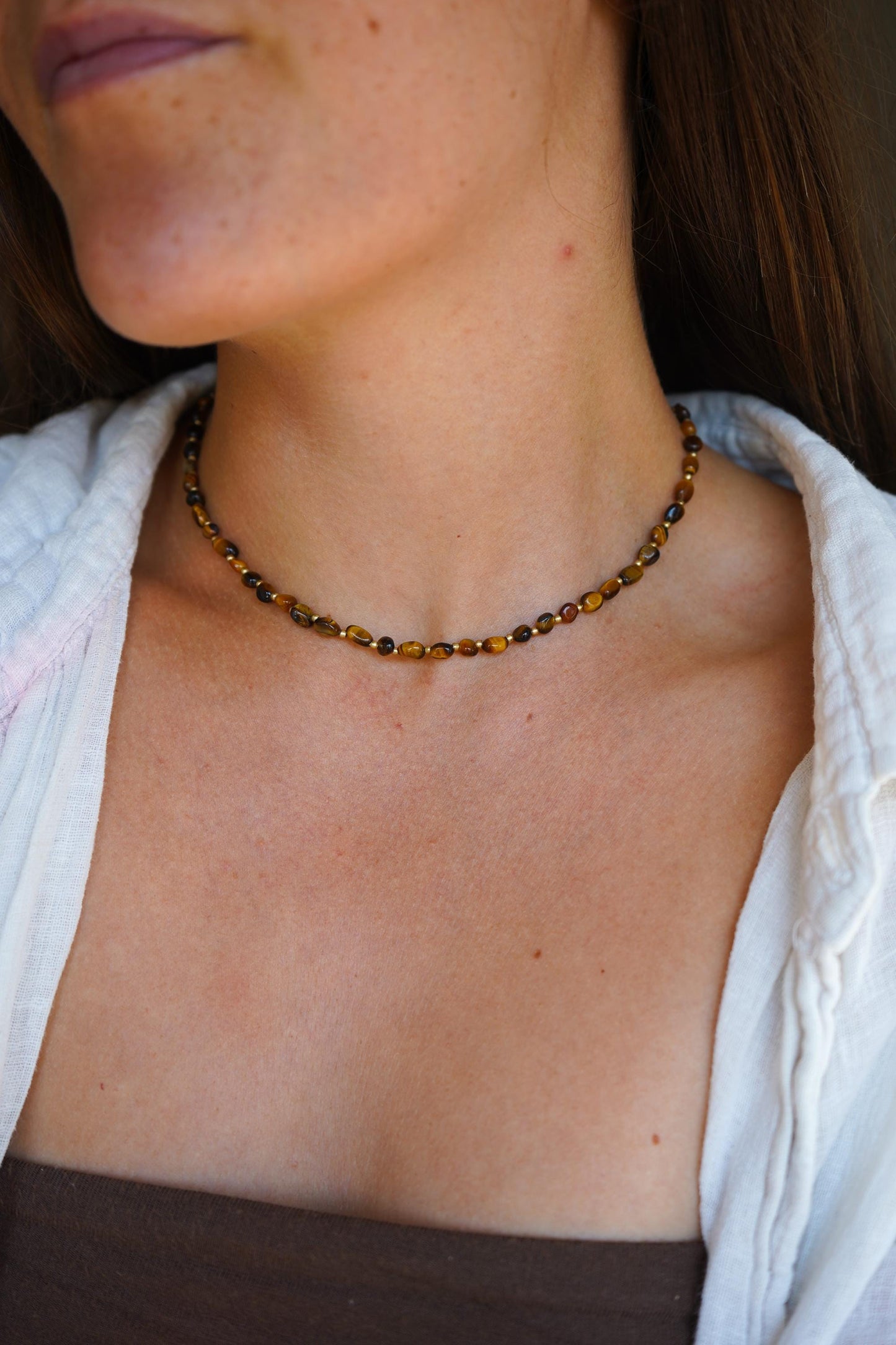 Kette 'Telia' mit Tigerauge
