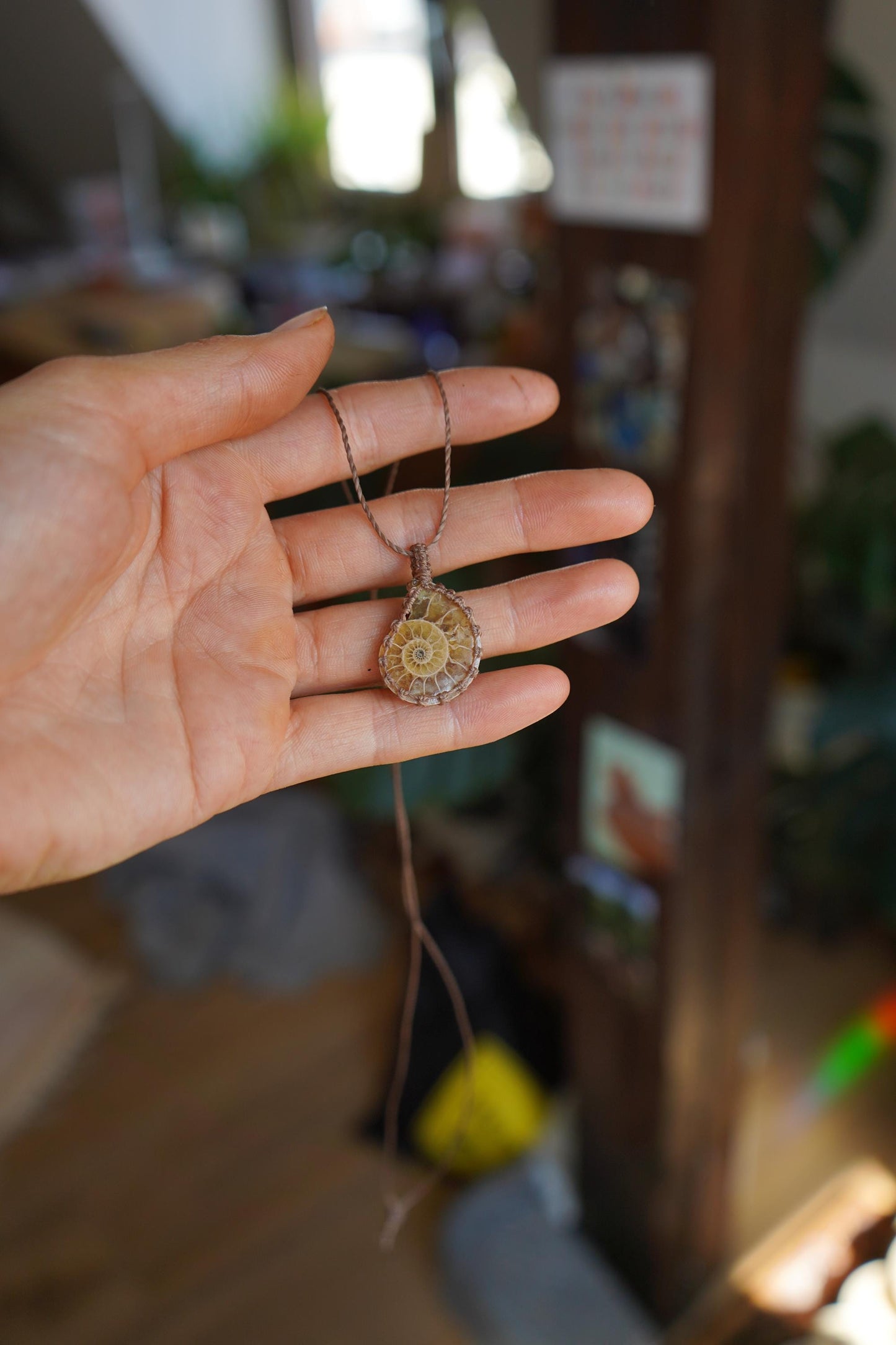 Kette "Alegria" mit Markamee Ammonit