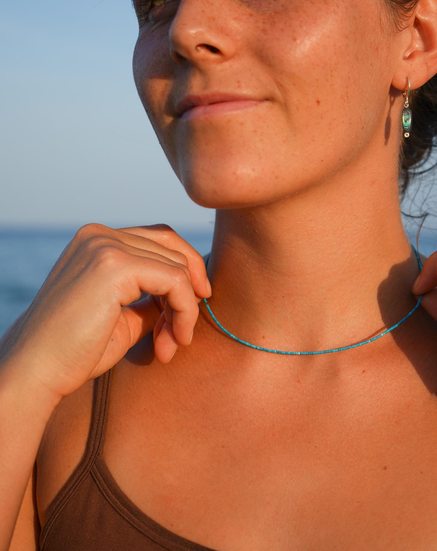 Kette "Camila" mit Türkis