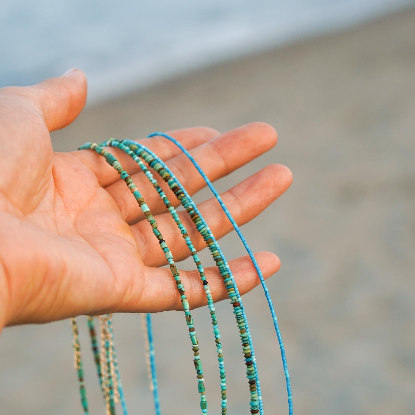 Kette "Camila" mit Türkis