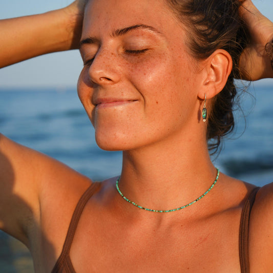 Kette "Sirena" aus Türkis