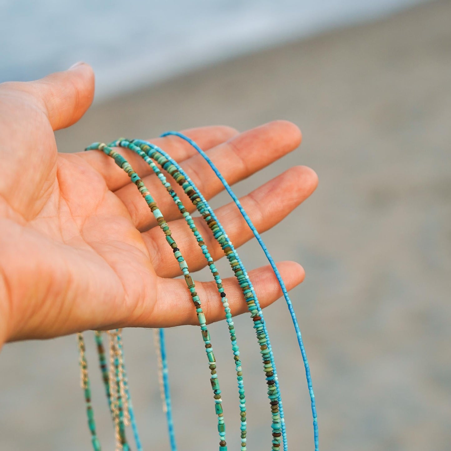 Kette "Omira" aus Türkis