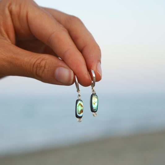 Ohrringe 'Aura' 925 Silber mit Abalone