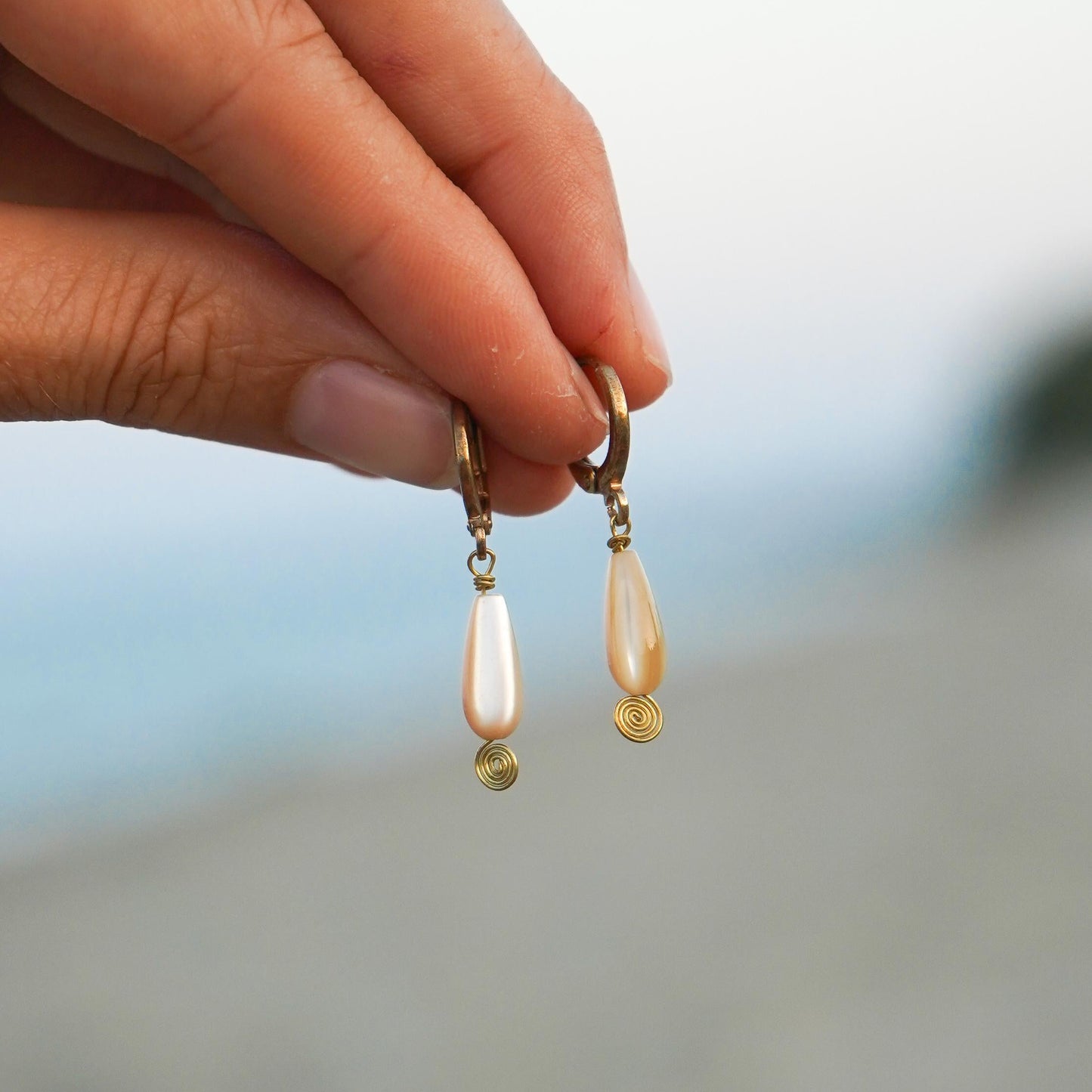 Ohrringe 'Oliana' mit Perlmutt