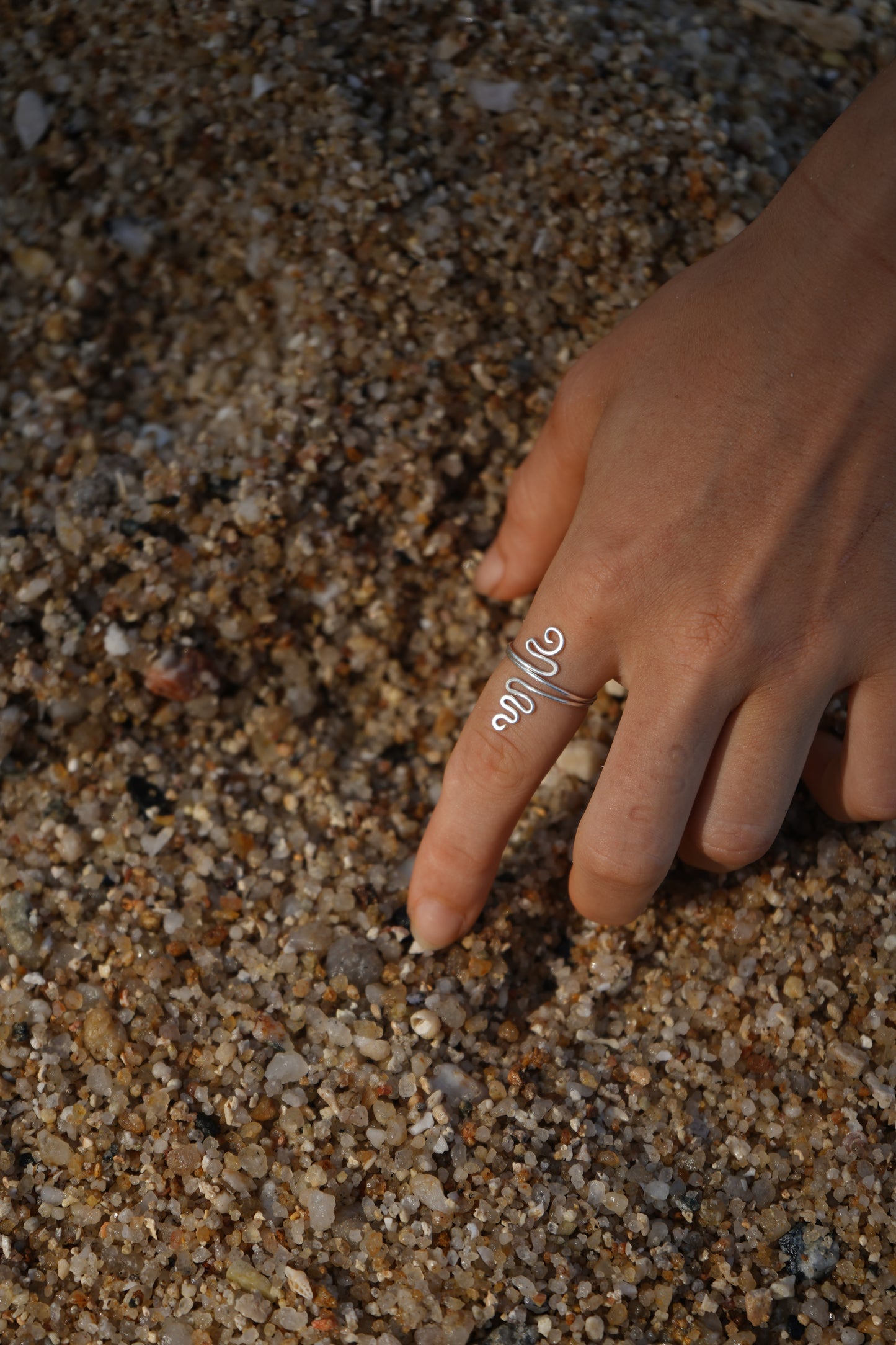 Ring "Amazonas" 925 Silber mit Spirale