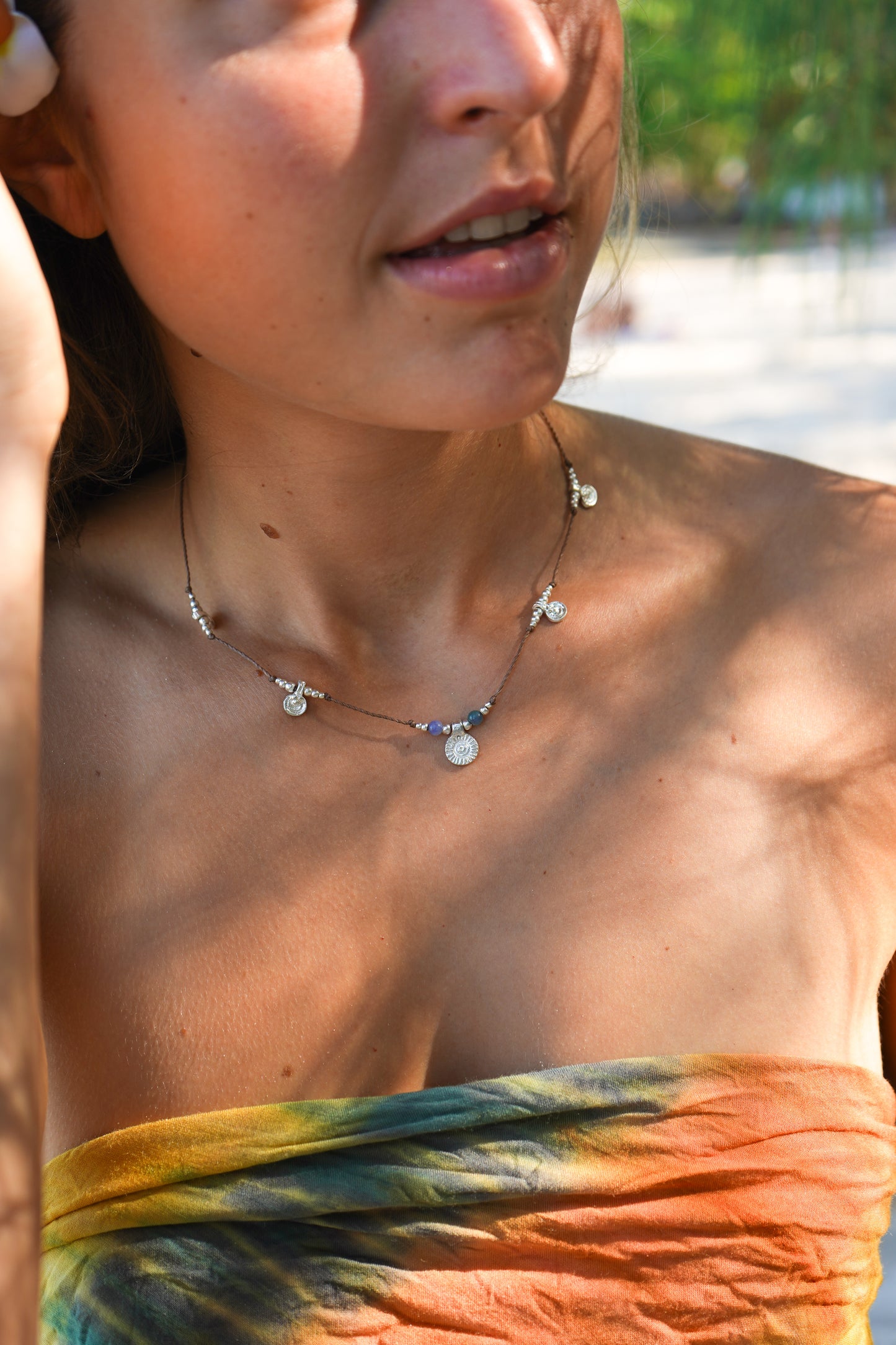 Kette 'Sirina' mit Aventurin und Sonne