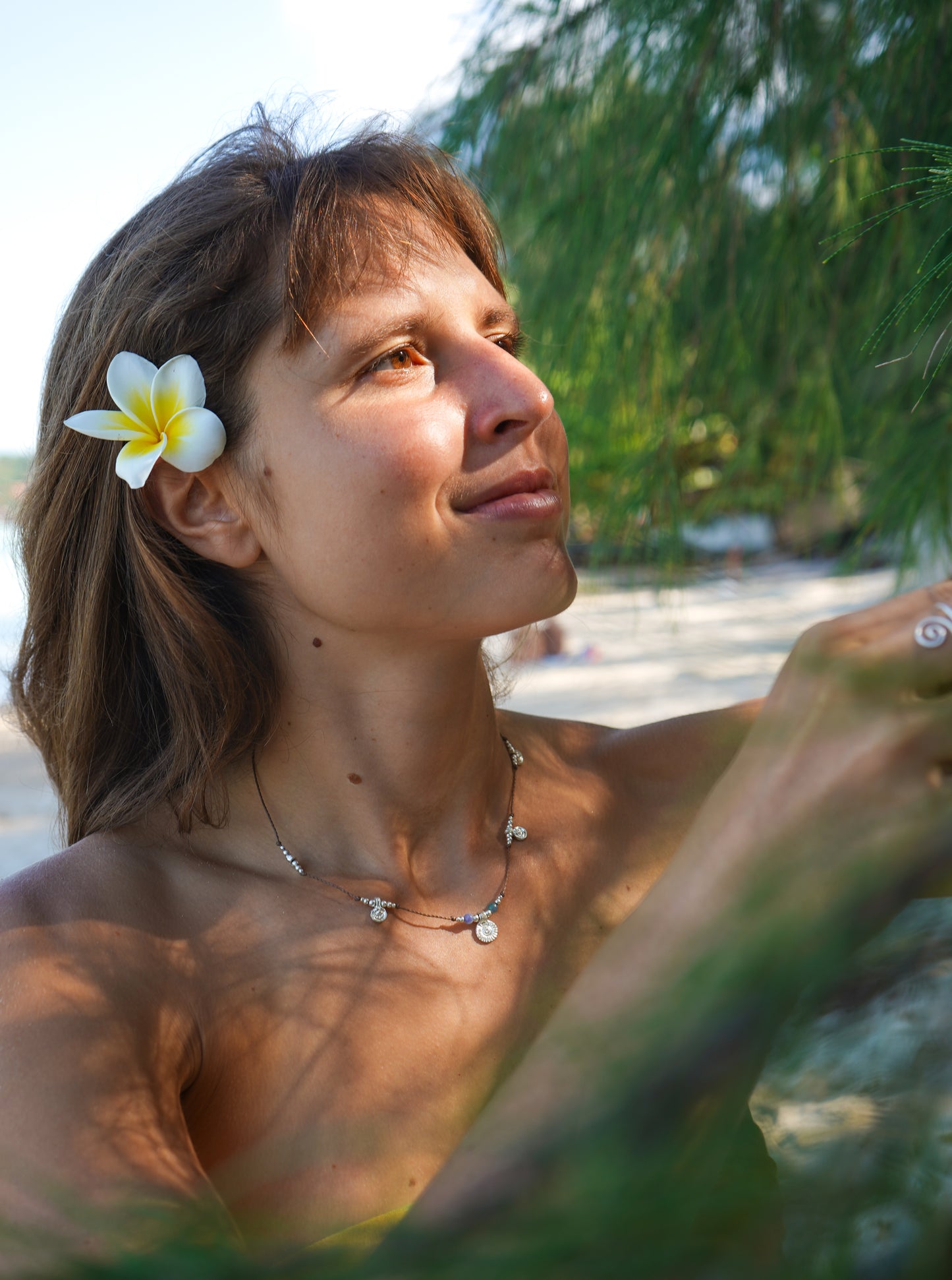 Kette 'Sirina' mit Aventurin und Sonne