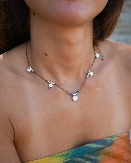 Kette 'Sirina' mit Aventurin und Sonne