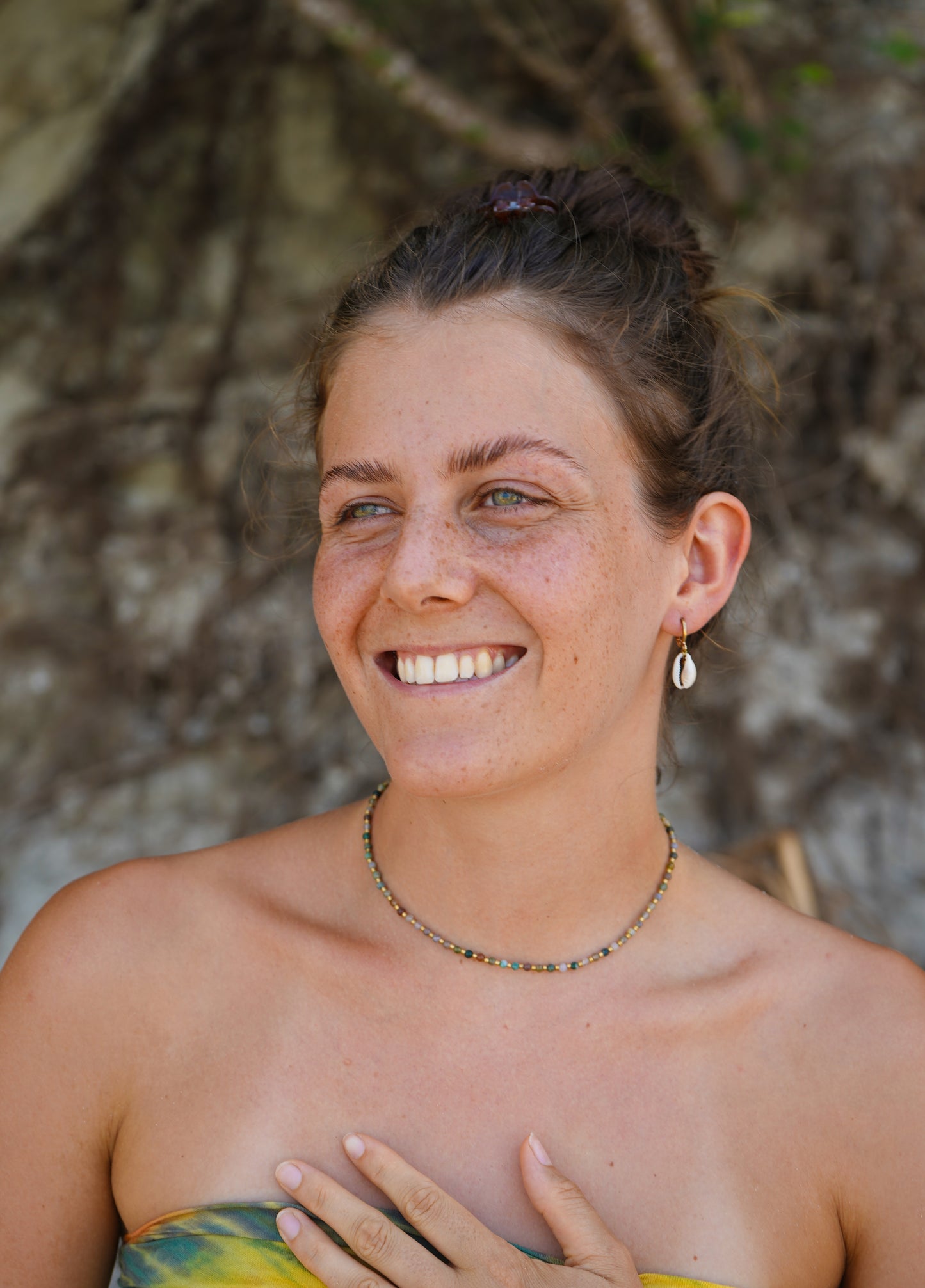 Ohrringe 'Maui' mit Kauri Muschel