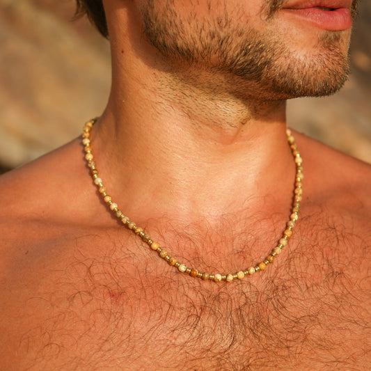 Kette "Tiaro" mit Jaspis (Herren)