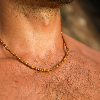 Kette "Meros" mit Holzperlen (Herren)