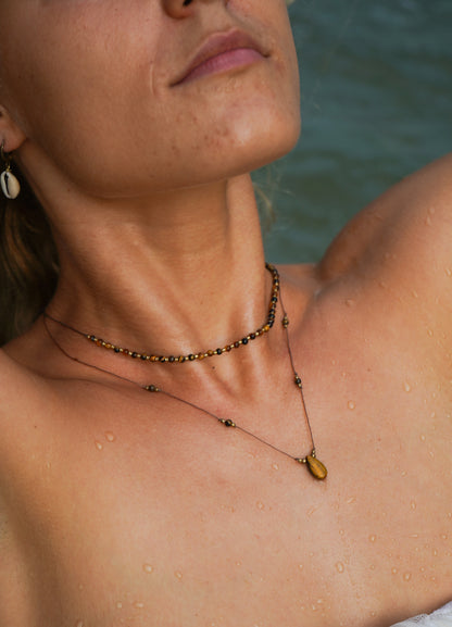 Kette 'Liora' mit Tigerauge