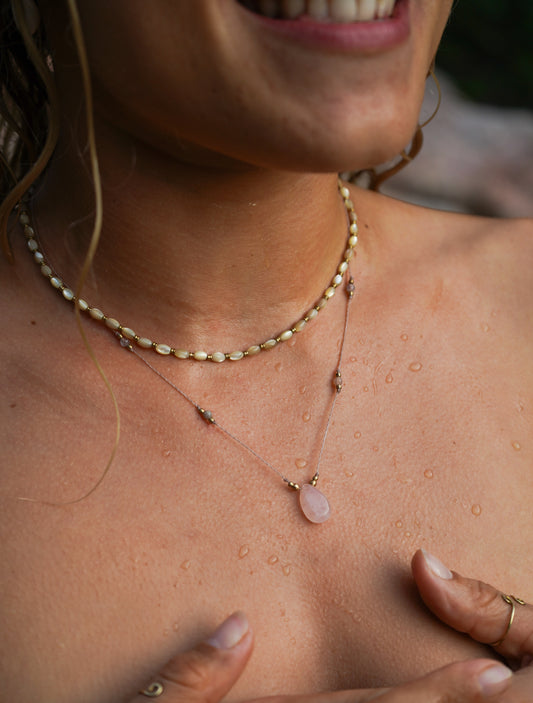 Kette 'Siona' mit Perlmutt-Perlen