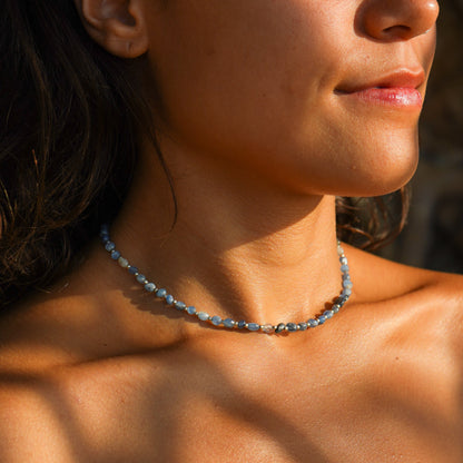 Kette 'Elisa' Silber mit Kyanit