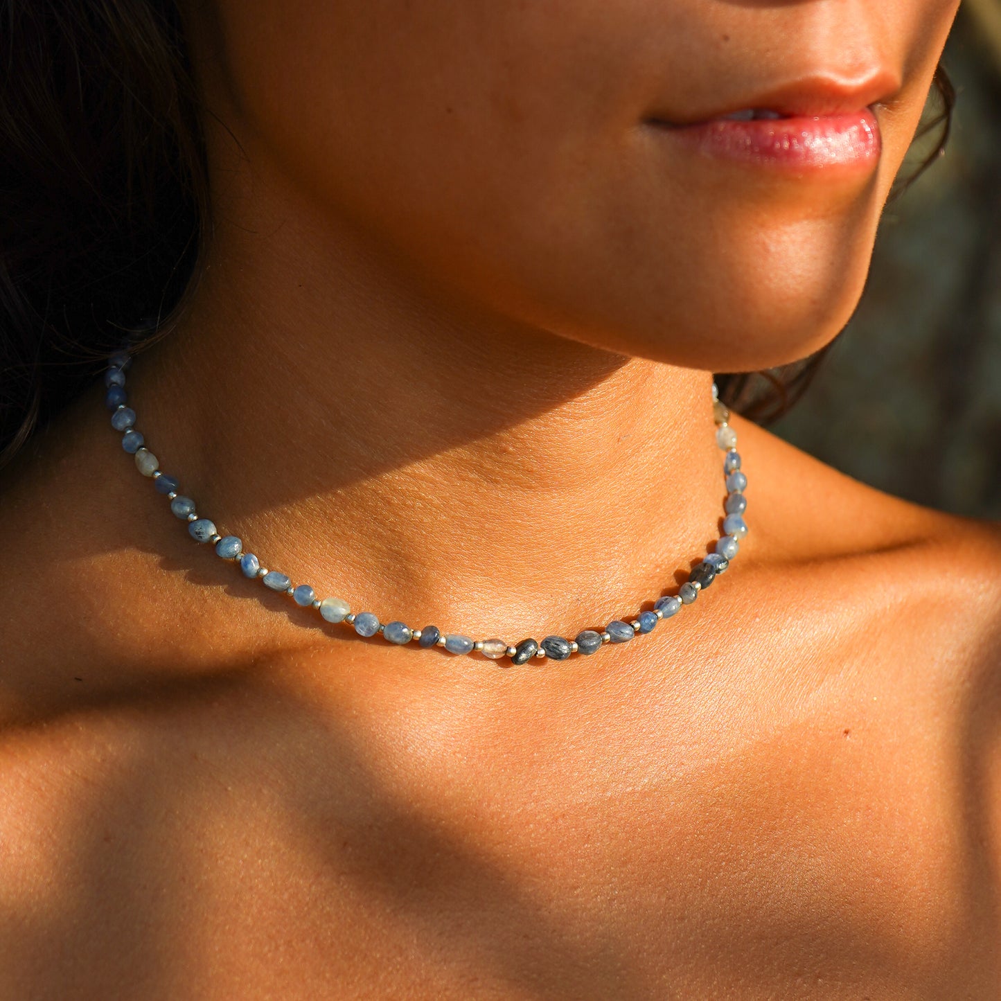 Kette 'Elisa' Silber mit Kyanit