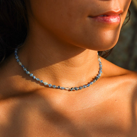 Kette 'Elisa' Silber mit Kyanit