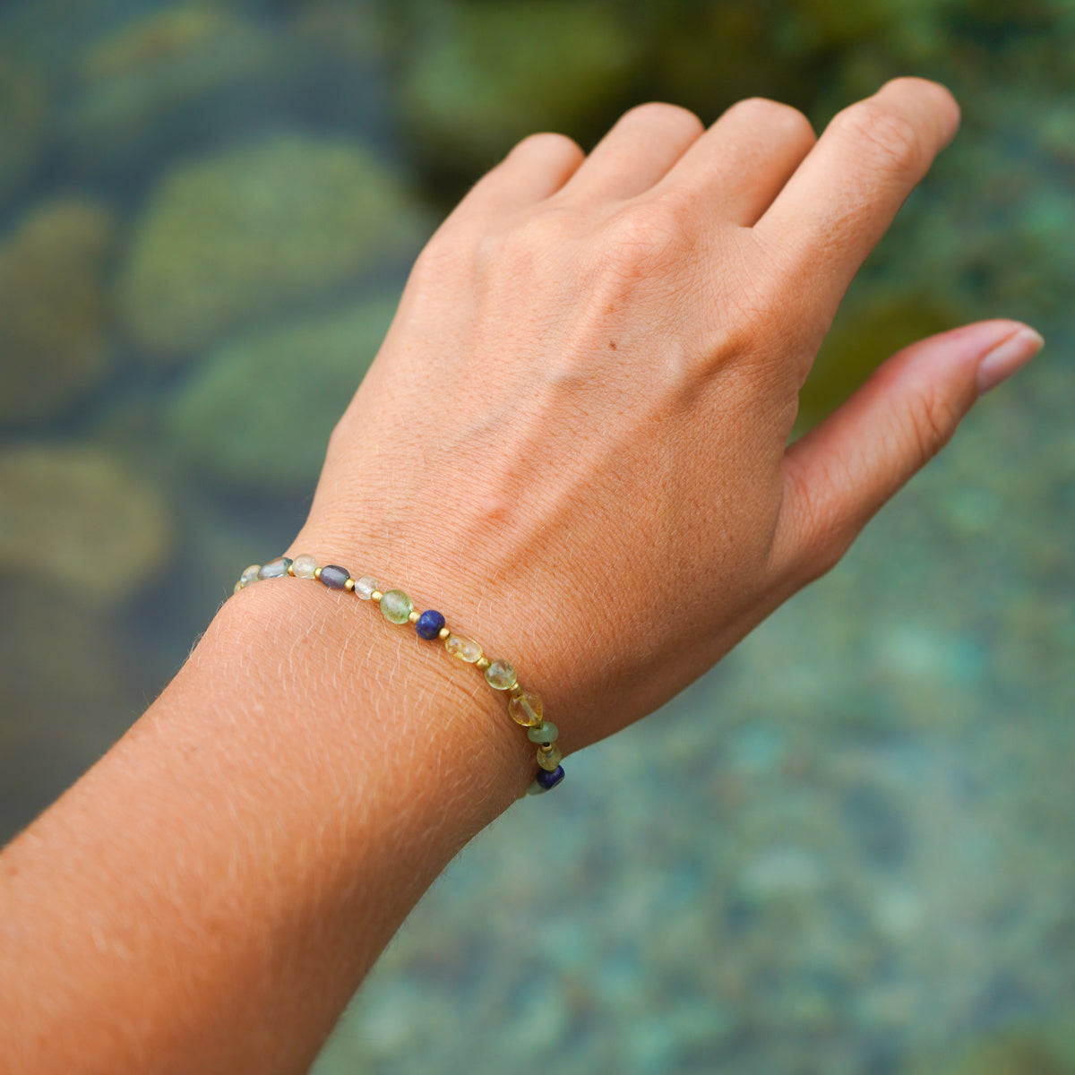 Armband “Sorea" Edelstein grün
