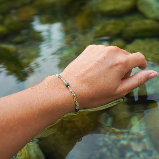 Armband “Sorea" Edelstein grün