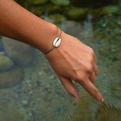 Armband “Nalani" mit Kauri Muschel