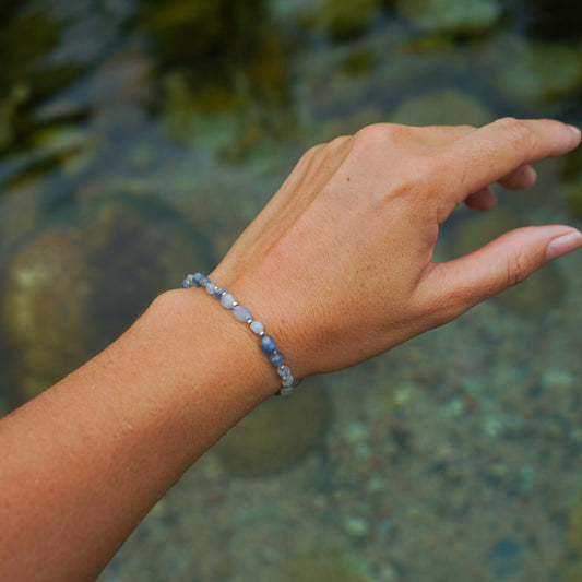 Armband “Ilvana" mit Kyanit (Silber)