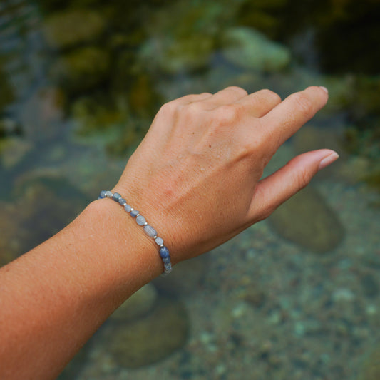 Armband “Ilvana" mit Kyanit (Silber)
