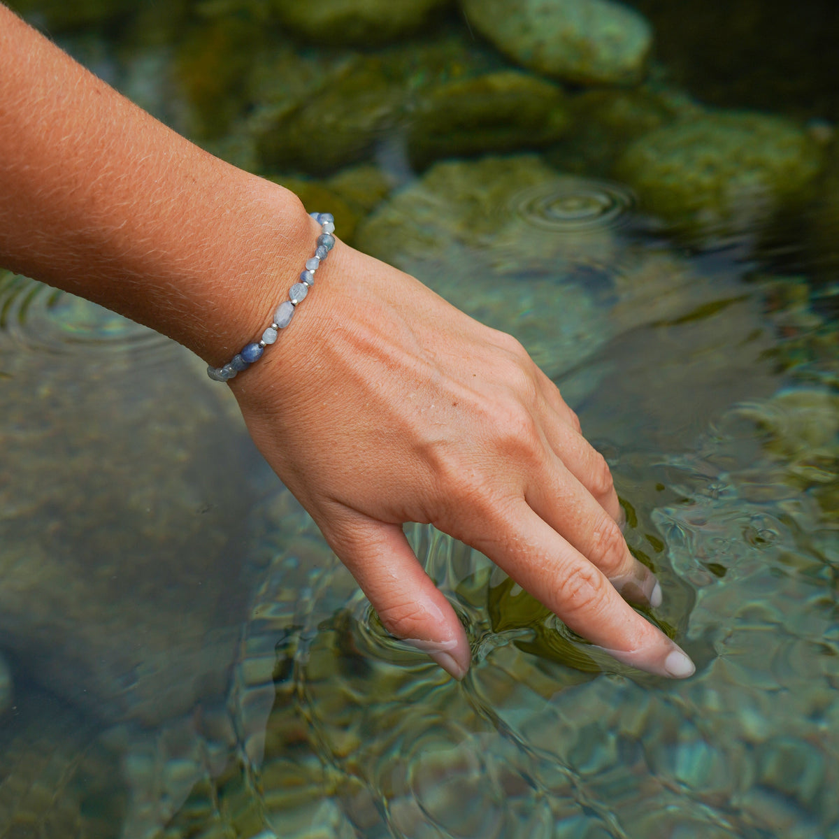 Armband “Ilvana" mit Kyanit (Silber)
