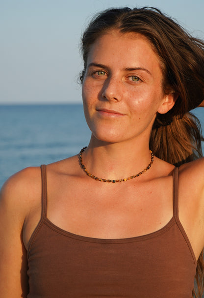 Kette 'Telia' mit Tigerauge