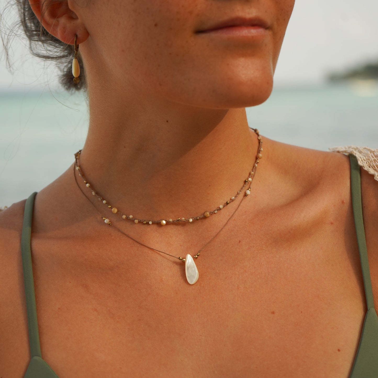 Kette 'Simea' mit Perlmutt
