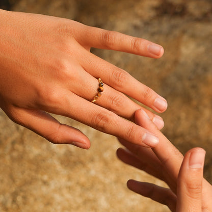 Ring "Timena" mit Tigerauge