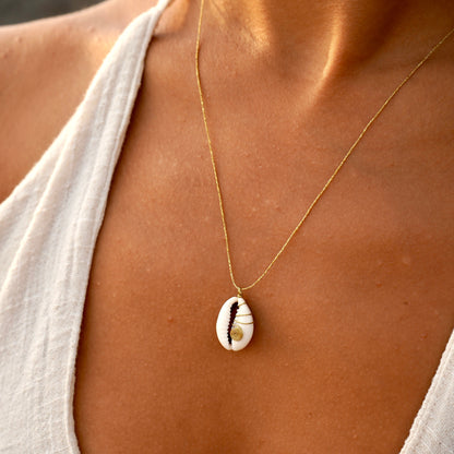 Kette "Lenara" Kauri Muschel