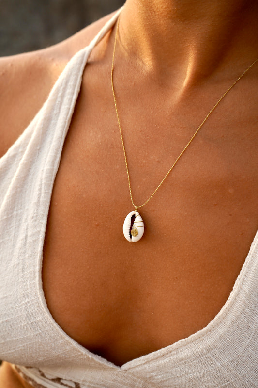 Kette "Lenara" Kauri Muschel