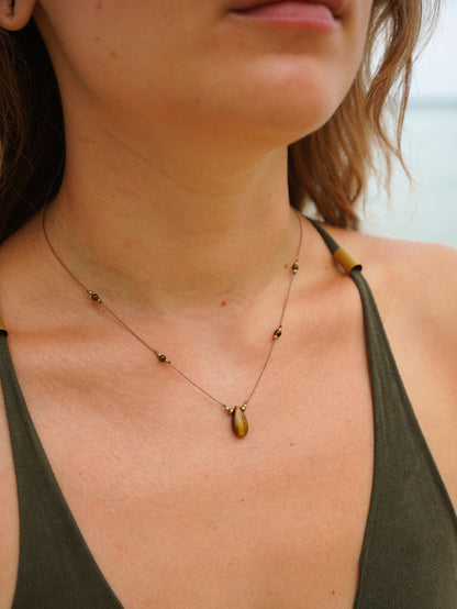 Kette 'Liora' mit Tigerauge